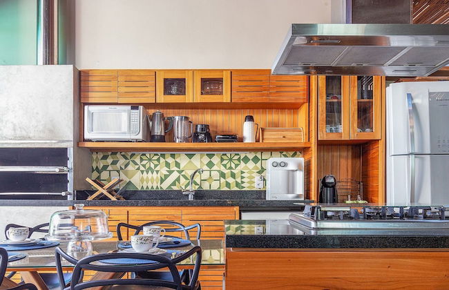 Bz35 Casa com piscina aquecida em Geribá - Foto 12