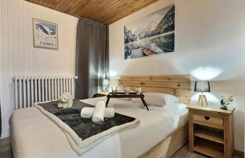 Appartement Tignes 2100 - 4-6 personnes - 1 chambre - 4 lits - Wifi haut débit - Parking couvert inclus - Foto 4