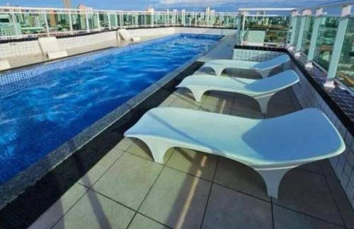 Apartamento com piscina no hooftop, 48m2 - Praia da Iracema- Fortaleza - Foto 17
