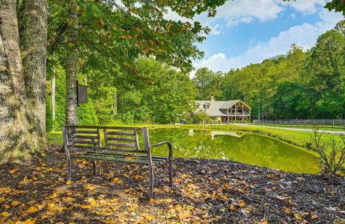 28 Acres Home with Barn and Fire Pit Near Franklin! - Foto 40