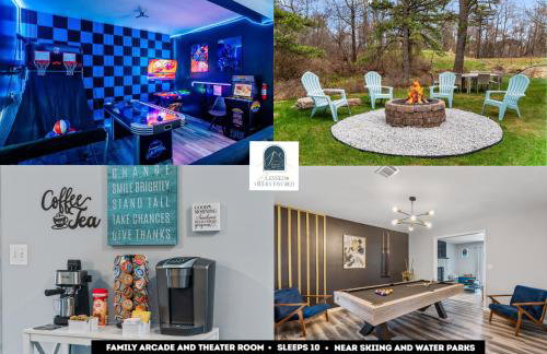 Emerald Lakes Poconos Retreat Game Room, Firepit & Sleeps 10 - Foto 3