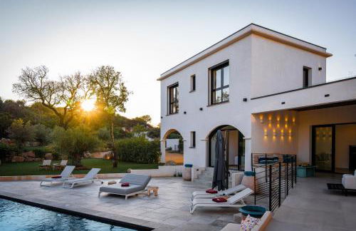 Villa Blue Pearl 10 pers piscine chauffée 10 minutes plage à pieds - Foto 56