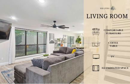 Gorgeous 4BR 2,5BA Holiday Home 15min to DFW Int Airport - Foto 14