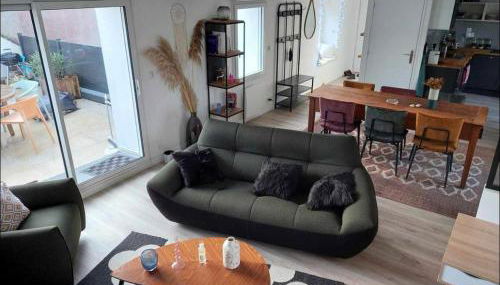 Duplex spacieux avec terrasse, idéal familles & télétravail, proche plages & centre ville - Foto 5