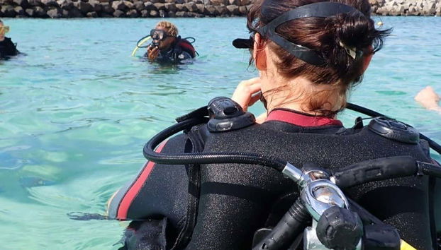 Durante l'immersione all'Isola di Sal