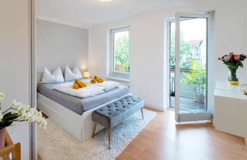 Schlosskönig - Modernes & zentrales Apartment mit Balkon und Arbeitsplatz - Foto 1