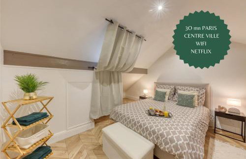 Chaleureux duplex 30 min de Paris - Foto 29