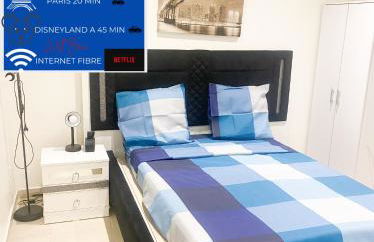 Logement F2 entier calme à 20 mins de paris , Stade 2 France, Aéro CDG, Parc des expositions, Disneyland Paris,Futuroscope, Tour Eiffel - Foto 1