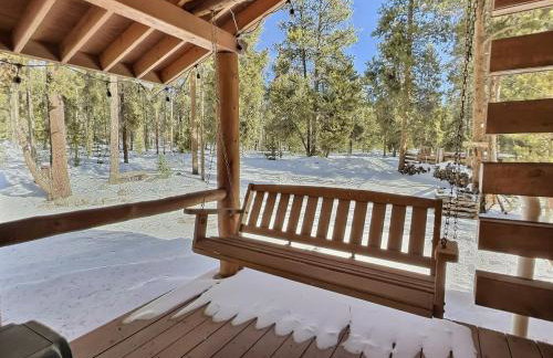 2 Bed Cabin Fireplace Lodgepole Pines - Foto 15