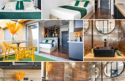 Nuit D'Ambre Port Nature - studio cosy - parking - climatisation - Village Naturiste - Foto 21