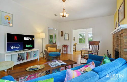Charming Vintage House in Zilker with Hot Tub and Parking - Foto 10