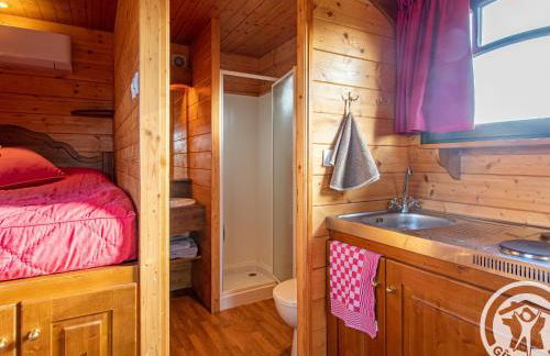 Roulotte climatisée avec piscine et jardin - FR-1-622-54 - Photo 12