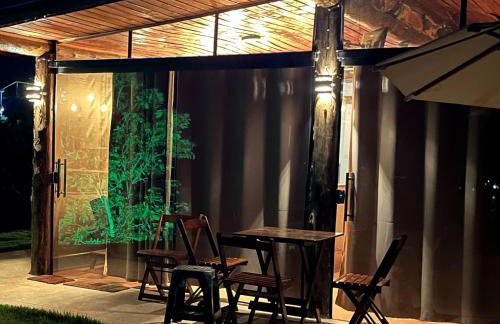 Chalé Mirante, piscina, cachoeira, lago e vista espetacular em Alexânia Goiás - Foto 3