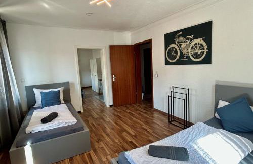 OhPardon! GAILDORF - Monteurwohnung im EG, Einzelbetten, Loggia & Garten - Foto 3