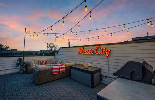 New NashVegas Downtown Rooftop City Views 13Beds - Foto 53