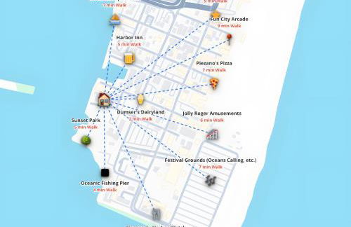 Couple's Escape - The One with Downtown Inlet Vibes - Assateague House 111 - Foto 3