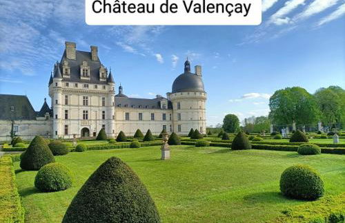 Gîte climatisé VILLA ESPERANZA à Valençay 2 à 5 p proche zoo de Beauval et châteaux Pour touristes et travailleurs - Foto 25