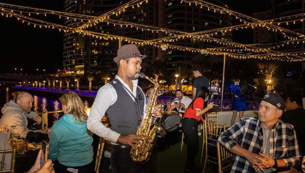 Disfrutando de música en directo