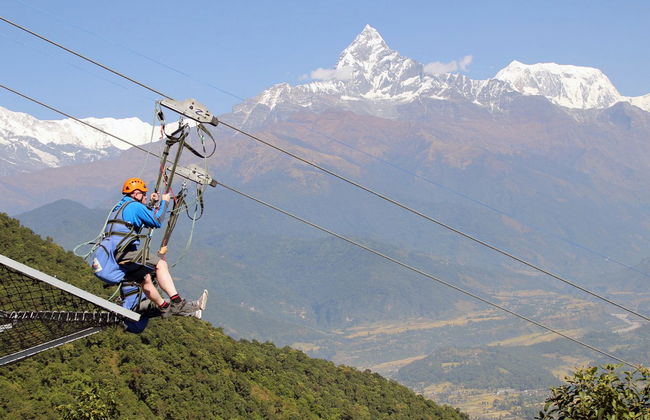 Zip-Flyer en Pokhara - con traslados - Foto 1