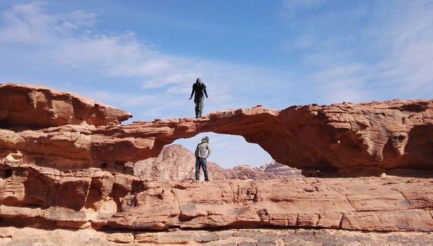 Formações rochosas de Wadi Rum
