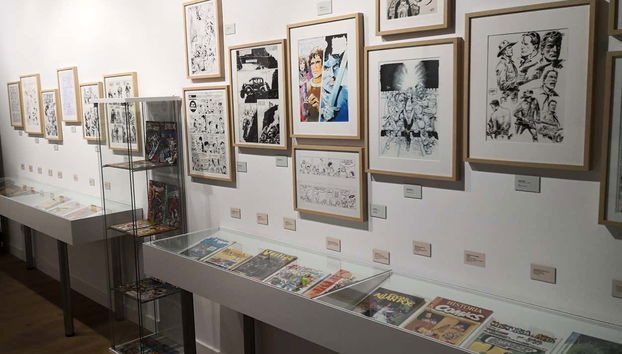 Illustrations exposées au Musée de la Bande dessinée