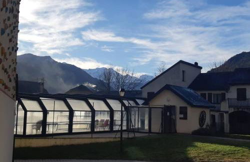 Bielle, grand appartement 38m2, piscine, 4 pers, couchages 160x200 - Foto 6