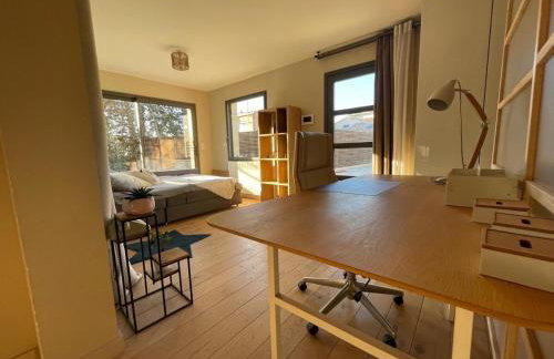 Glass and wood designer villa with garden in centertown - Foto 42