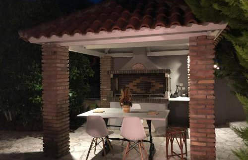 Contemporary Farmhouse with BBQ in North Evia - Photo 12