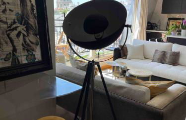 Beautiful apartment terrace Invalides and fireplace - Foto 36