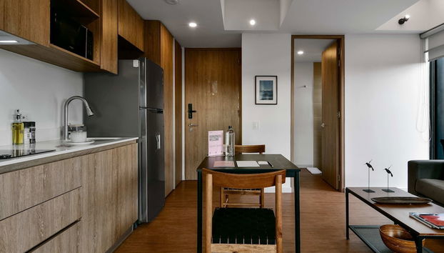 w Splendid Loft w Perfect Terrace in Usaquen - Foto 5, Habitación