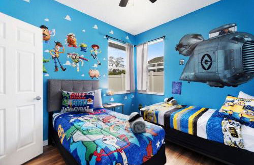 Spacious Disney Themed 5Bed Villa! Private Heated Enclosed Pool/Spa/BBQ! - Photo 26