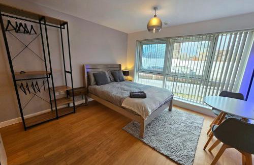 Modern studio apartment in Gunwharf - Foto 7