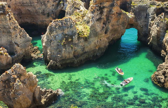 Paseo en barco por las cuevas de Ponta da Piedade con comida - Foto 6