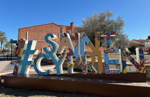 T2 Mezzanine Saint-Cyprien: Proche Plage, Parking Sécurisé, Équipé, Animaux Acceptés - FR-1-793-6 - Photo 17
