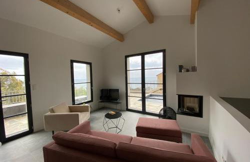 Villa bellevue, neuve, 6 pax, pisc. chauffée - Foto 7