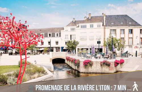 Évreux Central Lodge - Netflix - Wifi Fibre - Proche Gare Sncf & Centre-ville - Foto 25