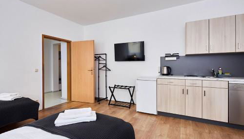 Lemon Suites 1,Apartment im Künstlerviertel - Nähe Innenstadt und UBahn, 2 Zimmer, 3 Einzelbetten und ein Doppelbett - Foto 4