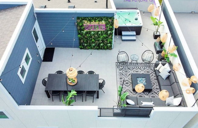 Paradise Palace Best Rooftop in HTX w Hot Tub - Foto 2