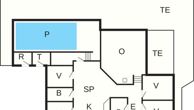 Bright Holiday Home in Glesborg near Beach - Foto 2, Plano