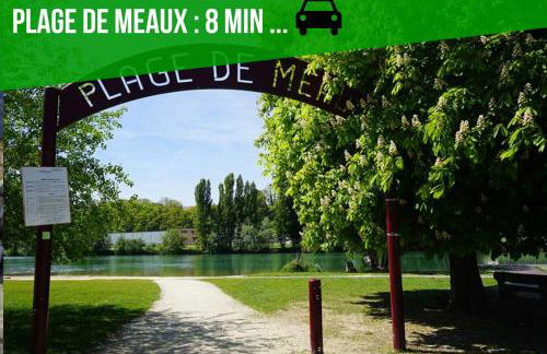 The Sunshine- Appart cosy proche Paris-Disney avec Parking privé dans résidence - Foto 33