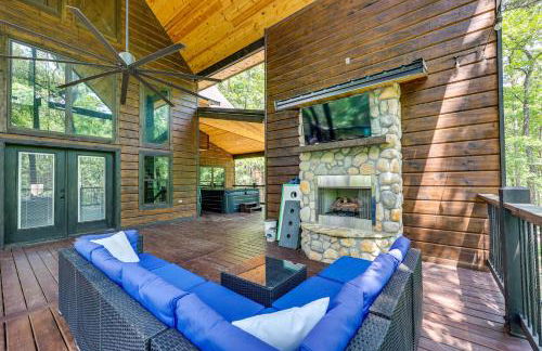 Hot Tub and Forest Views Broken Bow Group Haven! - Foto 4