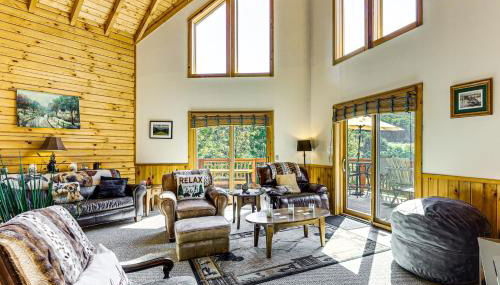 Deck and Mtn Views Log Cabin By Snowshoe Mountain! - Foto 4