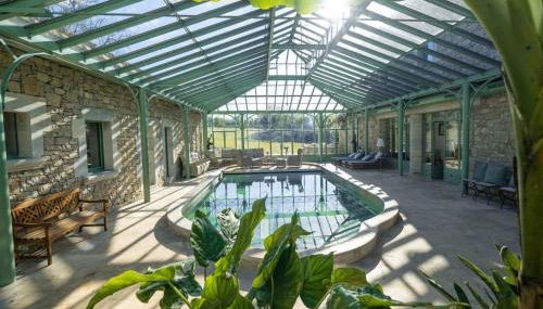 Mas des Sylves - Piscine intérieure chauffée - Parc de 100 hectares - Foto 3, sunbed