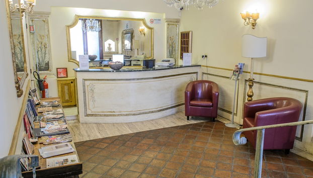 Zona de estar del vestíbulo