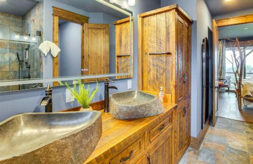 Sip on Deck and Enjoy Views! Mtn Lodge in Glenville - Foto 13