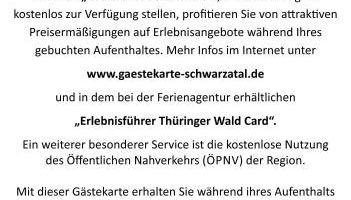 4 Sterne Ferienwohnung Sorbitztal inklusive Gästekarte - Foto 3