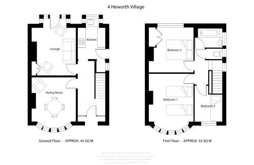City Apartments - 4 Heworth Village - 3 bed house - Foto 20