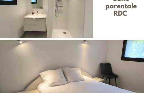 Villa Lumière - Confort, spa, piscine, recharge véhicule & babyfoot - Foto 34