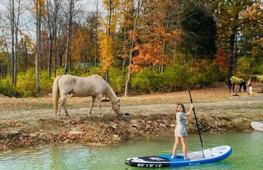 Large Log Cabin Chalet w/ Hot Tub - Horses & Lake! - Foto 67