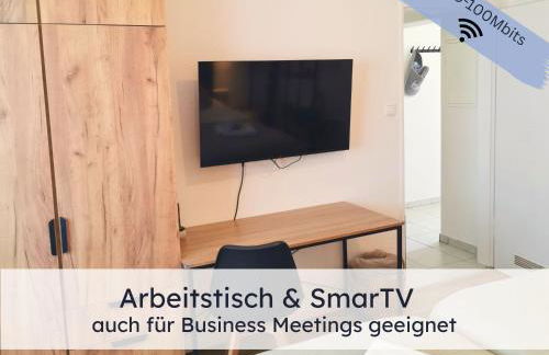 Newman Horizon Apartments Zirndorf - Playmobil Funpark, Nähe Messe Nürnberg und Fürth, 4 Pers, 24h Self Checkin, Waschmaschine, großer Parkplatz - Foto 28